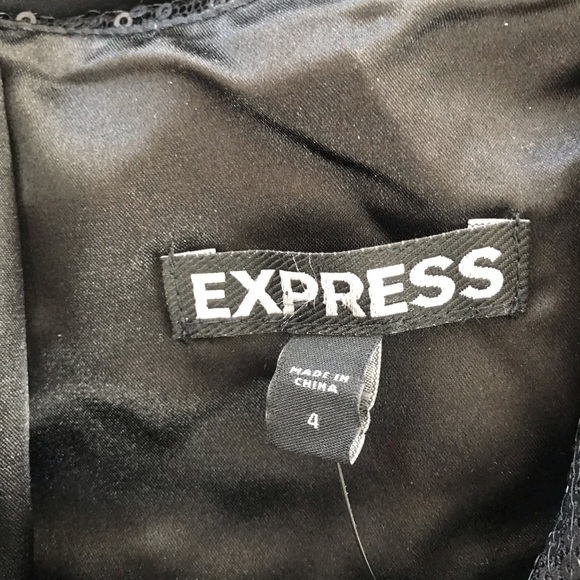 Express Black Sequin Mini Dress, size 4 - Picture 11 of 13